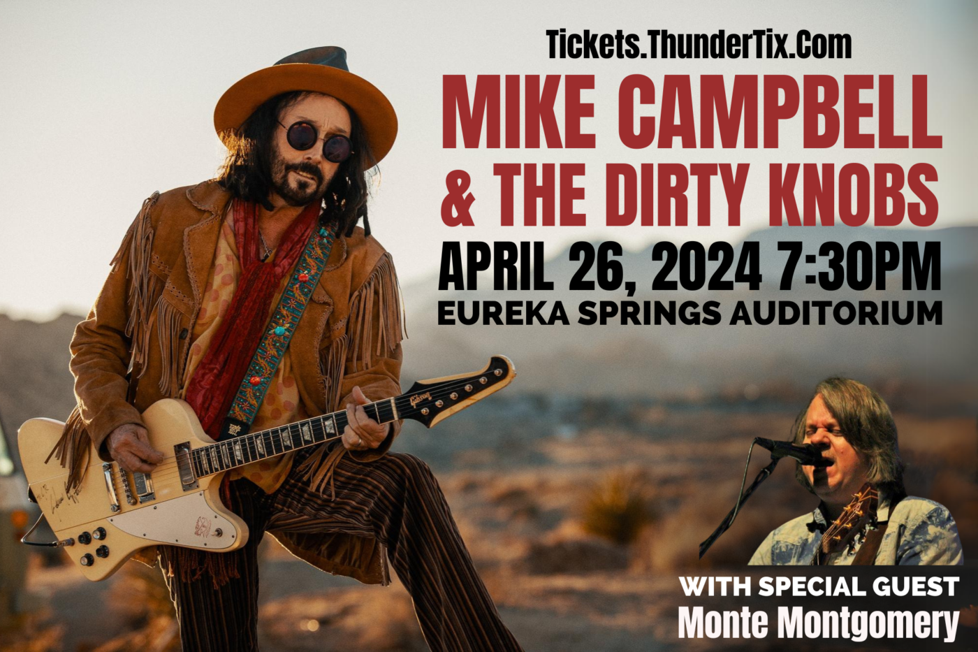 Mike Campbell and the Dirty Knobs with Monte Montgomery - 04/26/2024 ...